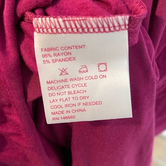 Kimi + Kai Maternity Mermaid Maxi Dress Sleeveless Pink Women's Size L - Picture 11 of 12